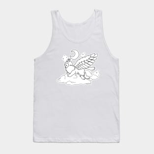 Starry Sky Owlcat Tank Top